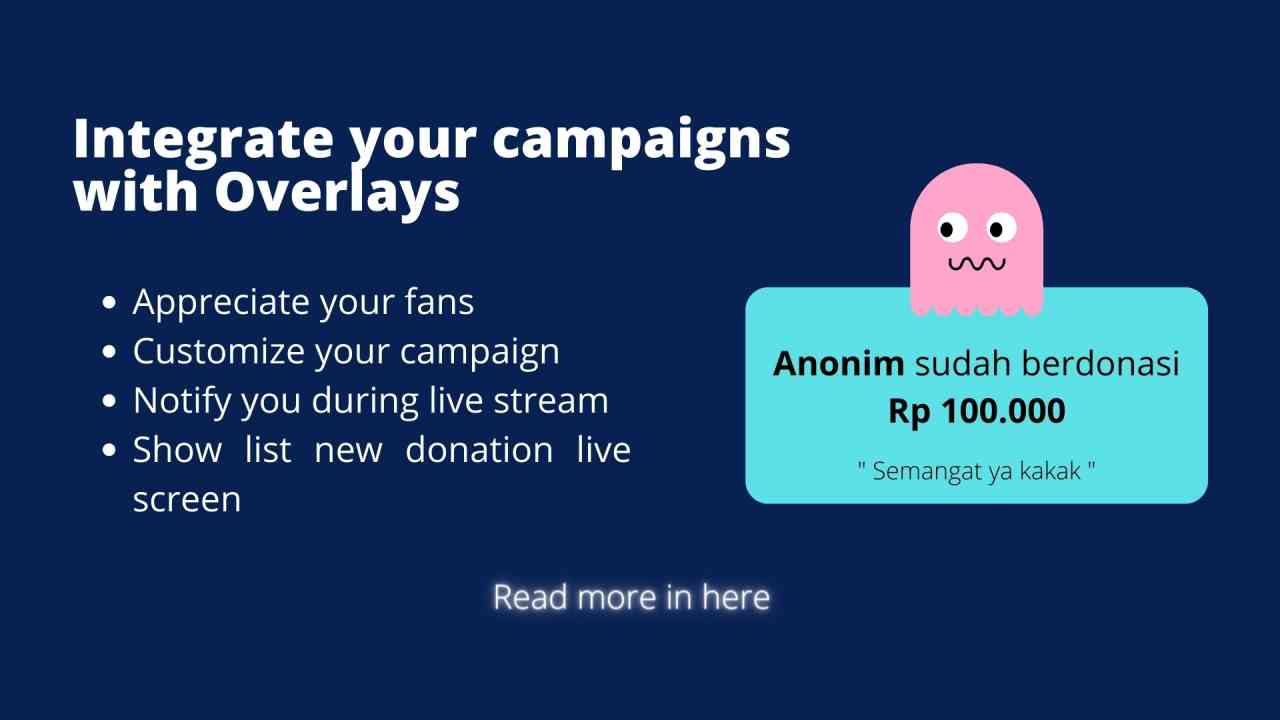 Integrate your campaigns with overlays